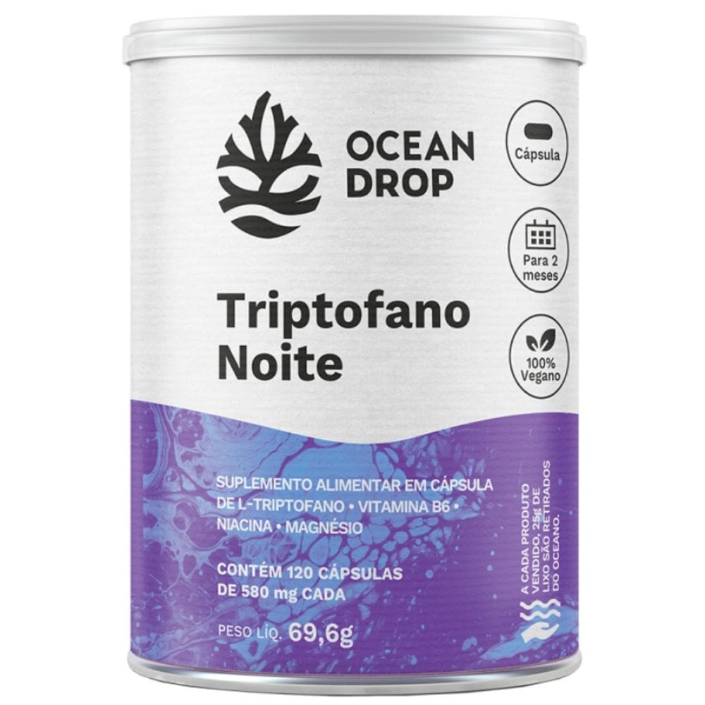 Triptofano Noite (120 Caps) Ocean Drop