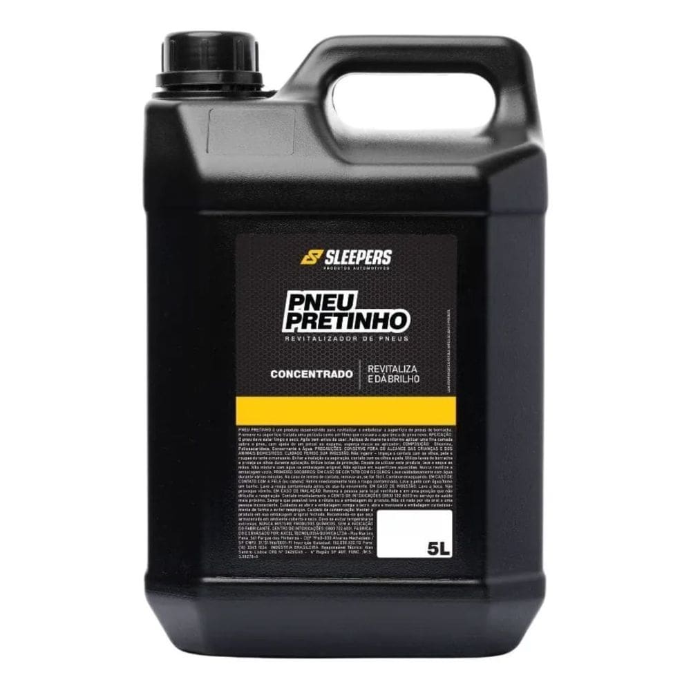 Pneu Pretinho Limpa Pneu Concentrado Sleepers 5L
