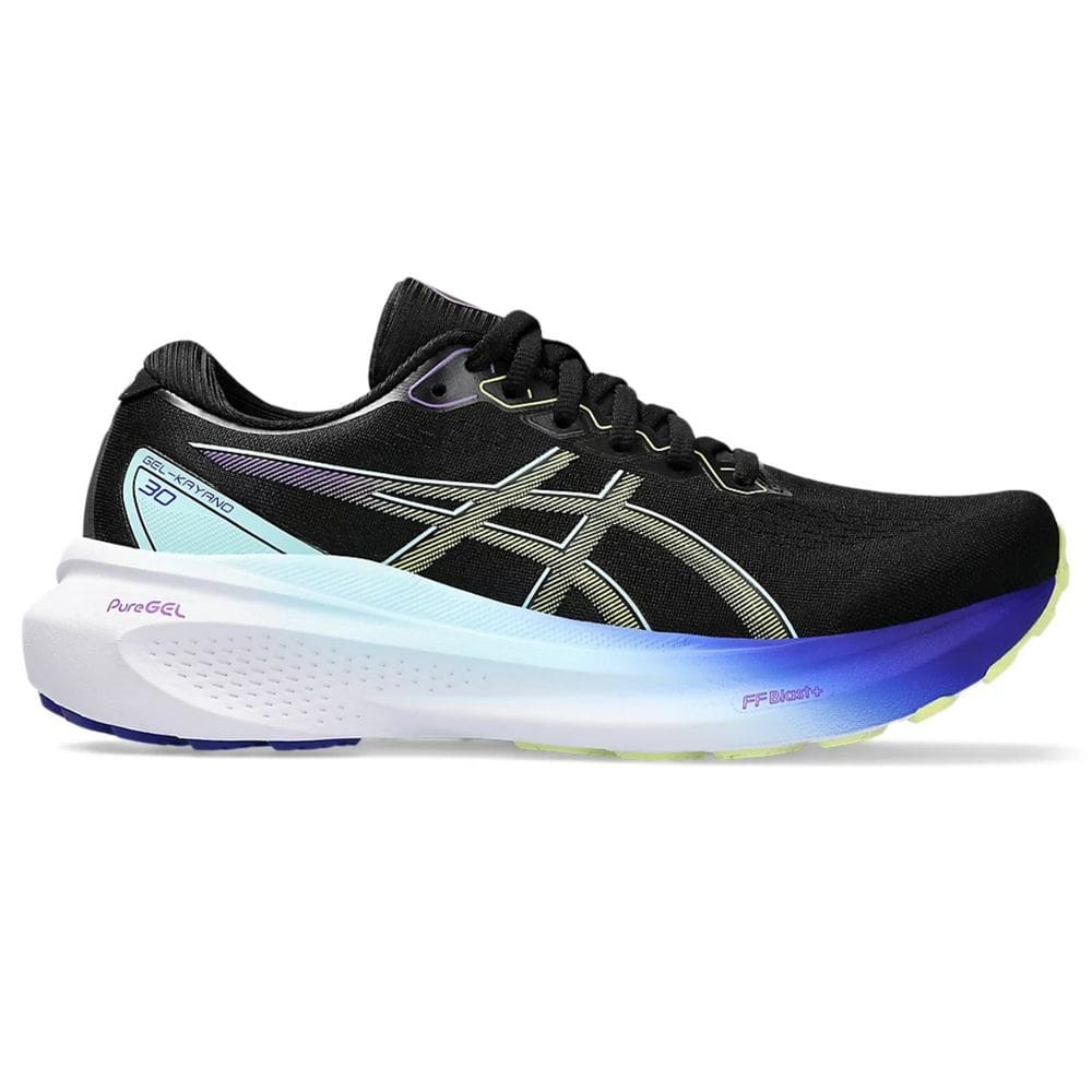 Tênis Asics Gel Kayano 30 Feminino - Preto+Azul