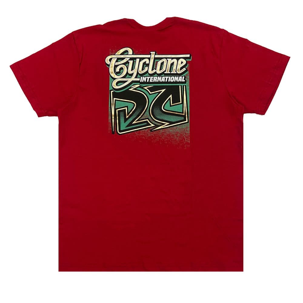 Camiseta Cyclone Vermelha 010238200 autêntico
