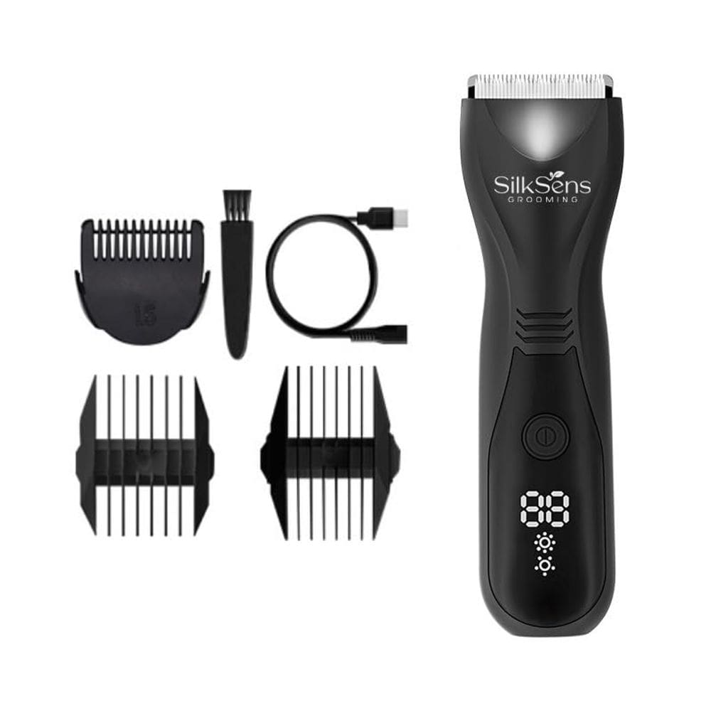 Aparador corporal e barbeador masculino para áreas sensíveis SilkSens