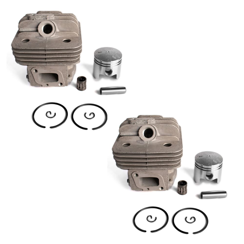 2 KITS Motor Cilindro Pistão Anéis Roçadeiras 43cc - Sanre