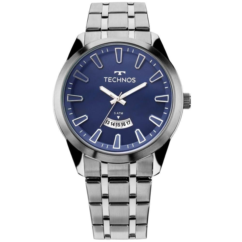 Relógio Technos Racer Masculino Prata 2115kzb-1a 2115kzb-1a
