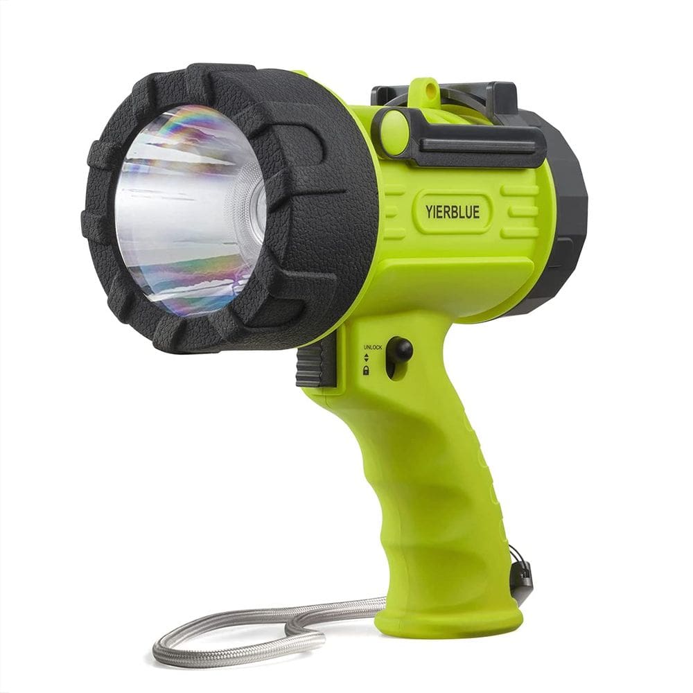 Refletor YIERBLUE recarregável de 200000 lúmens LED IP67 à prova d`água