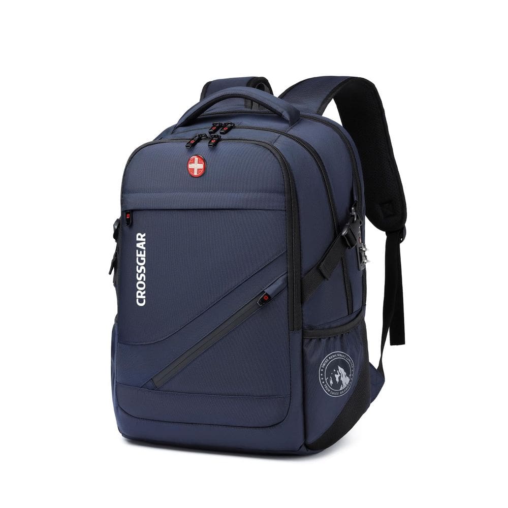 Mochila de viagem para laptop CROSSGEAR impermeável de 17 polegadas para homens