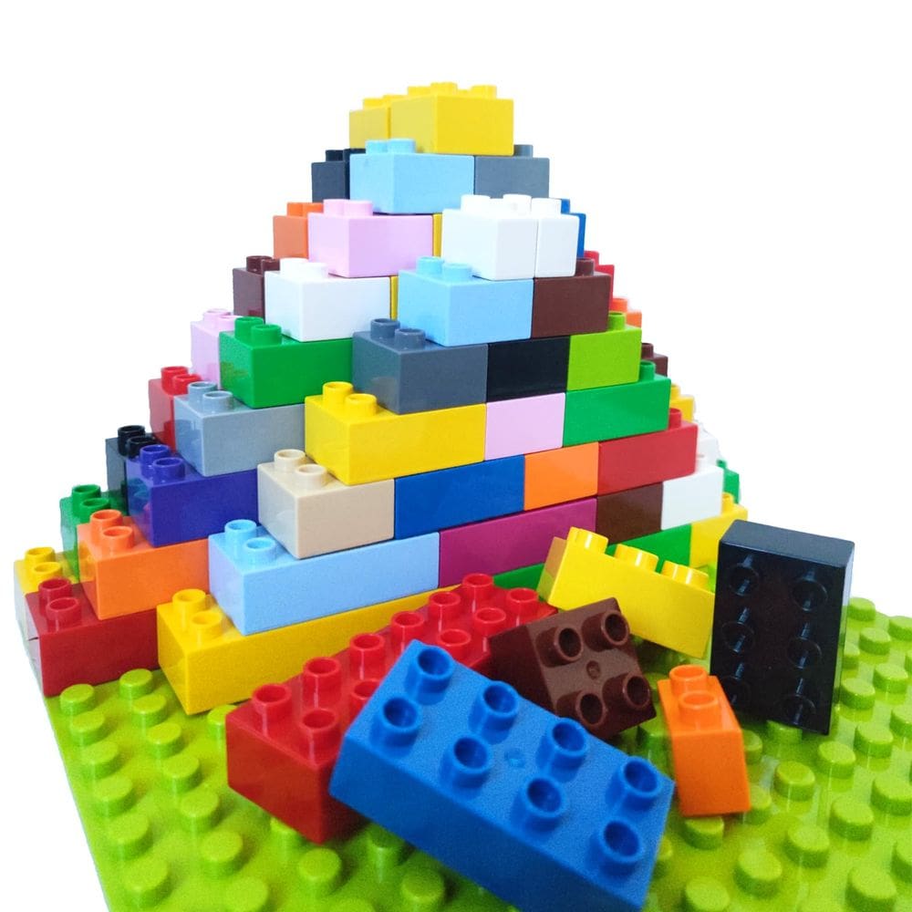 Conjunto de blocos de construção Himita Big Building Bricks 101 unidades para crianças