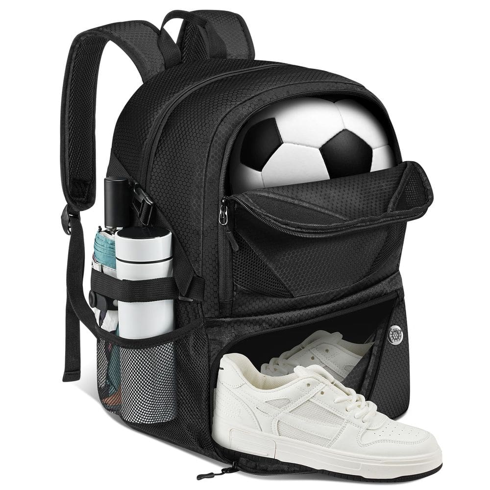 Mochila esportiva, bolsa de futebol leve, resistente à água