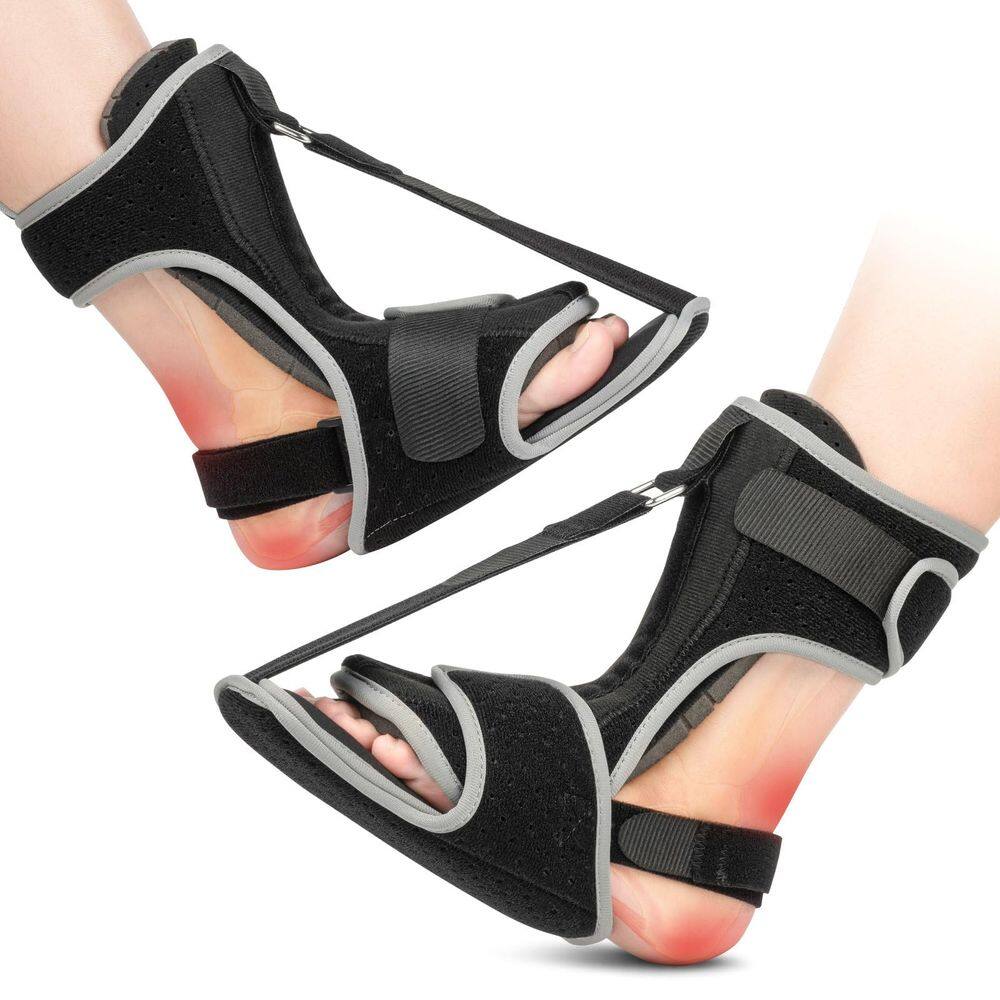 Pacote com 2 unidades para fascite plantar Night Splint Podowo para mulheres e homens