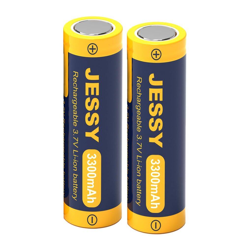 Bateria recarregável JESSY 18650 3.7V 3300mAh para lanternas LED