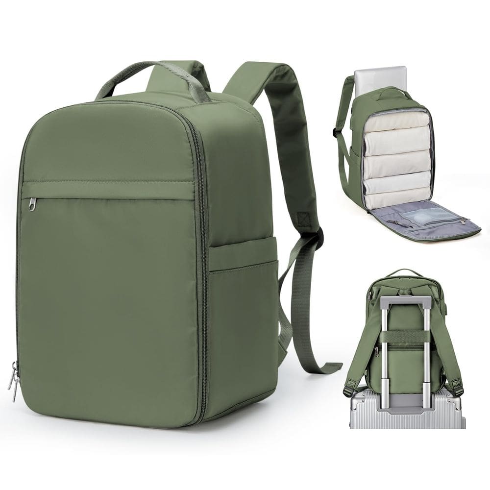 Bolsa WEPLAN United Airlines Personal Item impermeável verde