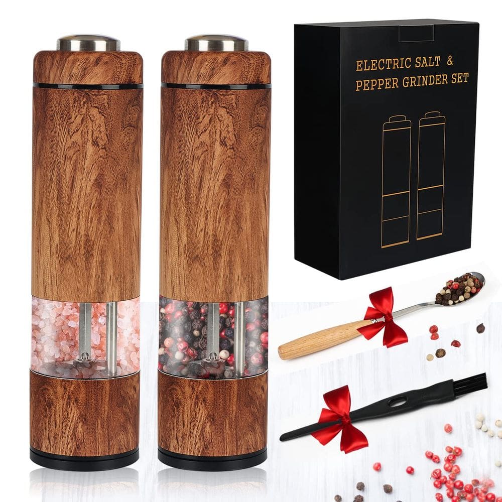 Conjunto elétrico de moedor de sal e pimenta Spacefrog com luz LED