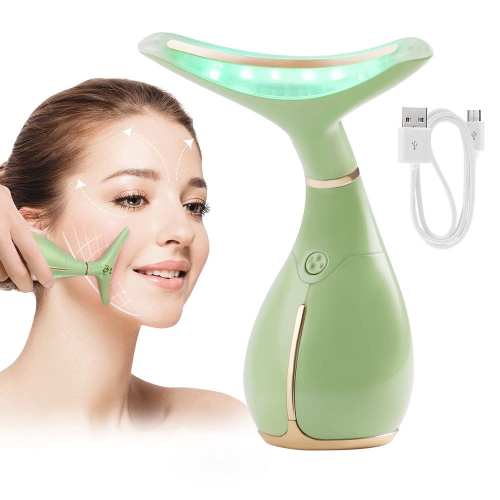 Massageador facial Ms.W para mulheres com aquecimento e 3 modos de massagem