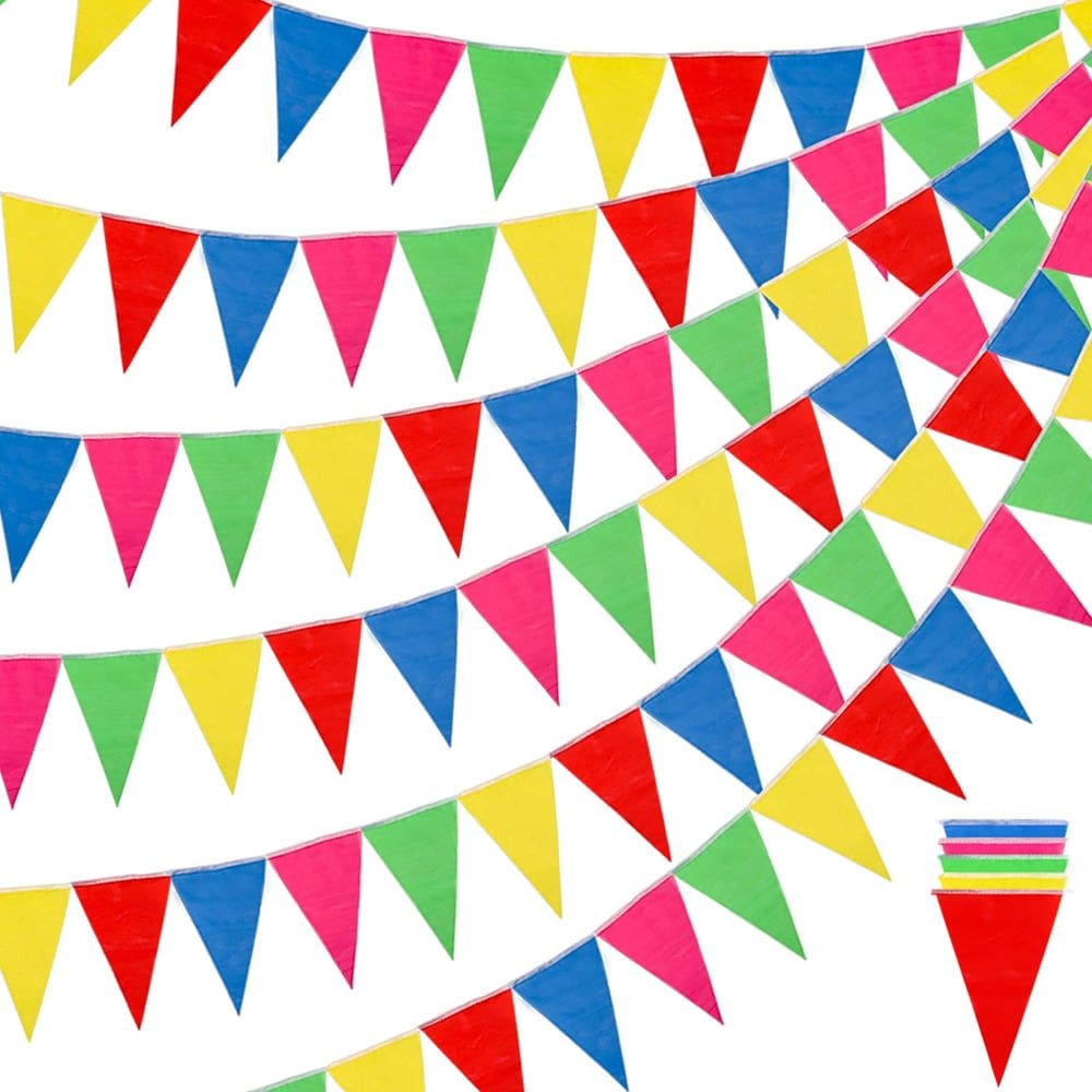 Bandeiras Pennant Banner RUBFAC 1020 pés 720 unidades multicoloridas