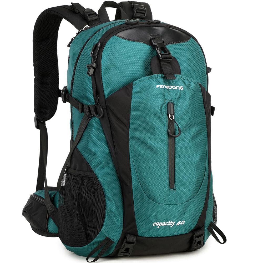 Mochila FENGDONG impermeável 40L para caminhadas, acampamentos e viagens