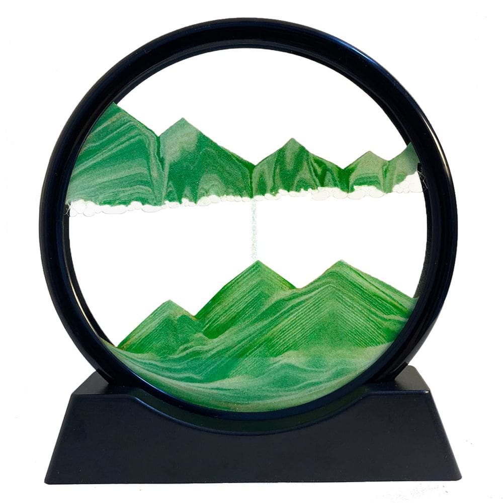 Imagem de arte em areia em movimento SANDCLE Deep Sea Sandscape 12"