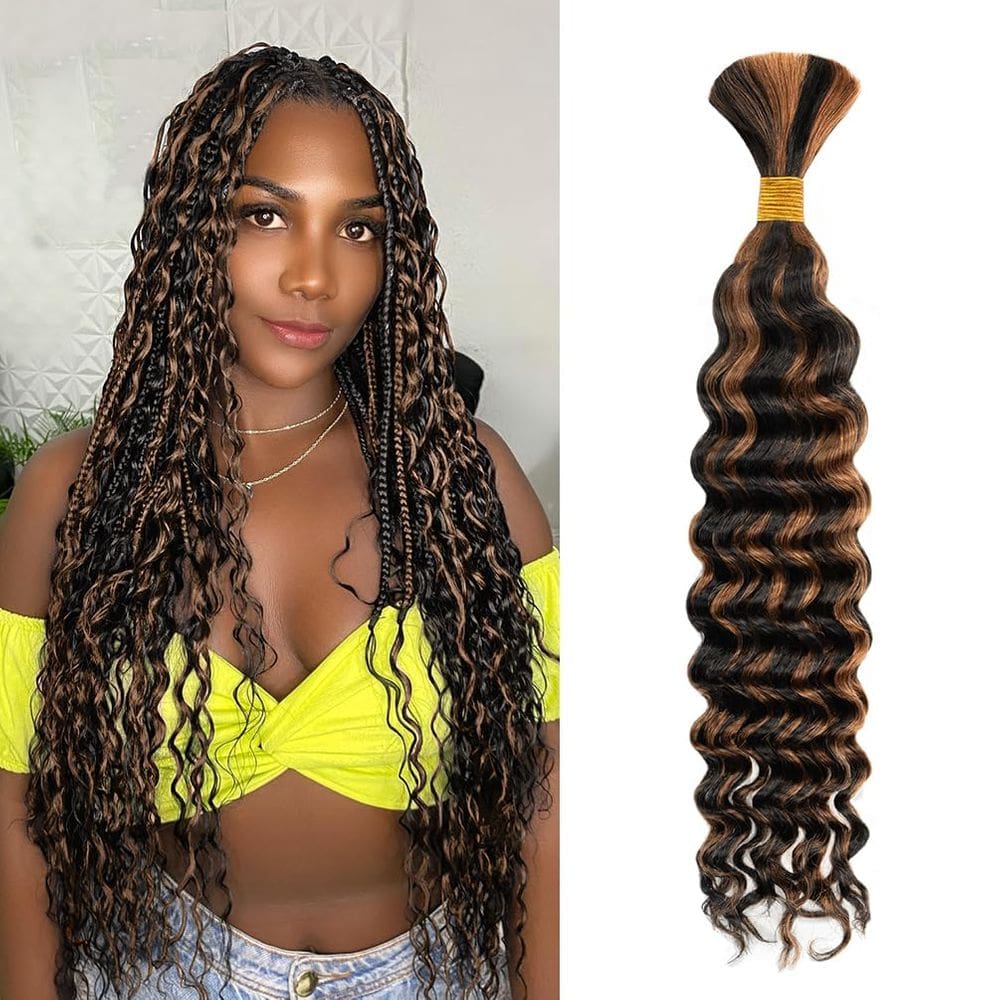 Braiding Hair maxknow Boho Knotless Braids 22 em 60 g 10 A
