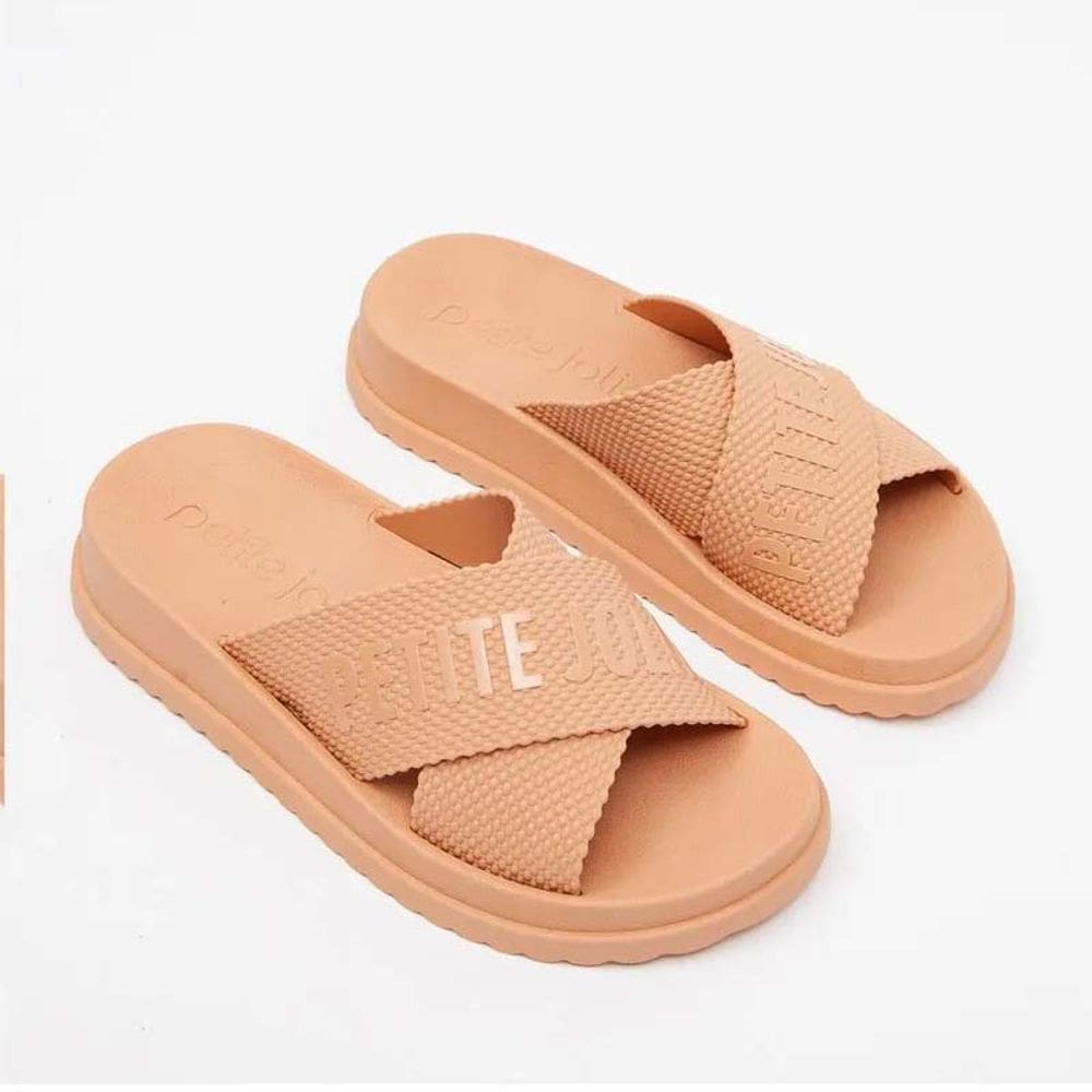 Chinelo Petite Jolie Smash Doce de Leite PJ6812II