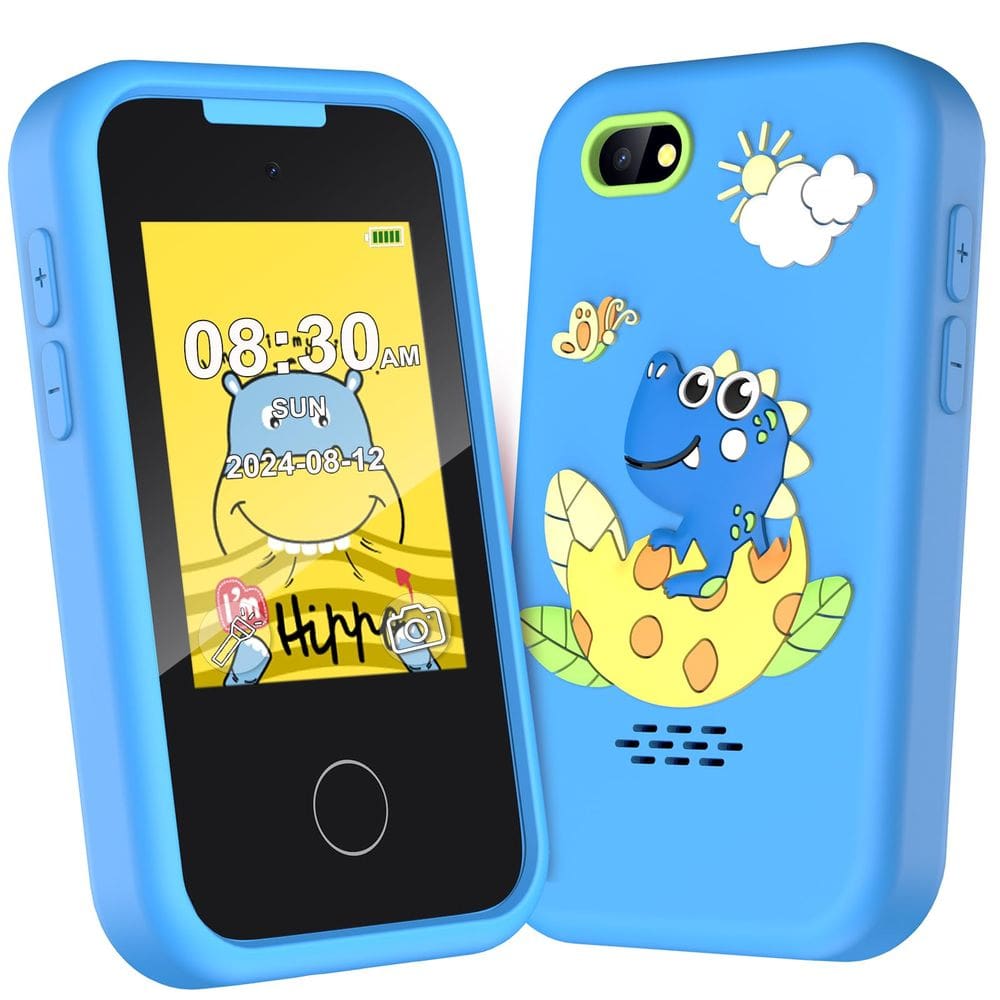 Toy Phone Luoba Kids 3-8 anos com tela sensível ao toque e câmera de 8 GB