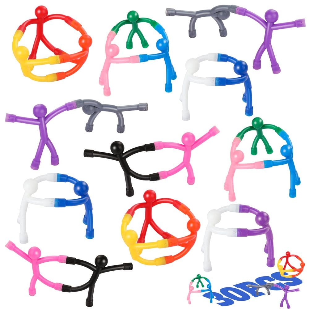Pacote de 30 brinquedos magnéticos TOP MAGNETS para crianças, viagens e geladeira