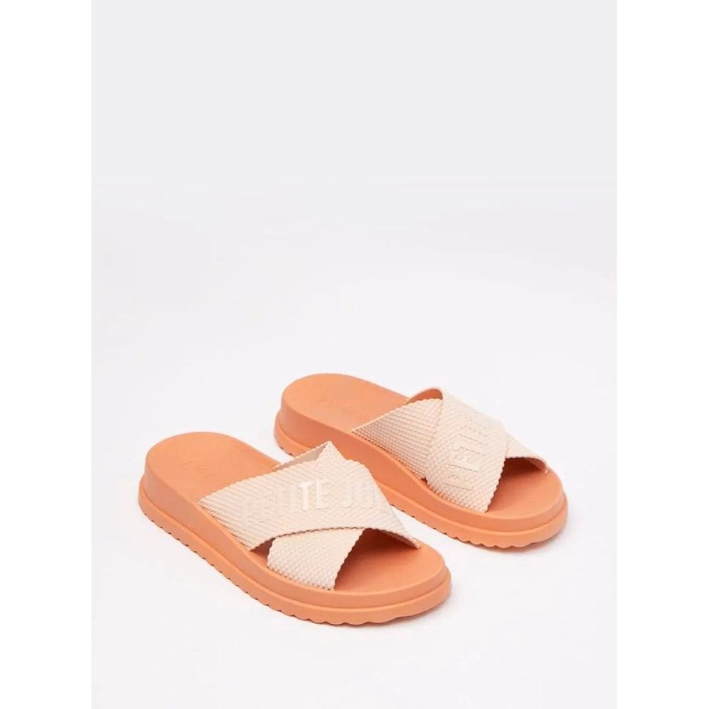 Chinelo Petite Jolie Smash White/Doce de Leite PJ6812II