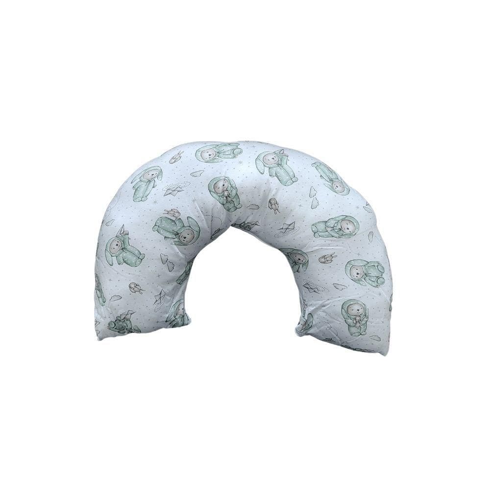 Almofada De Amamentação Em Malha Com Zíper Yan 45cm X 85cm Tecebem Yan