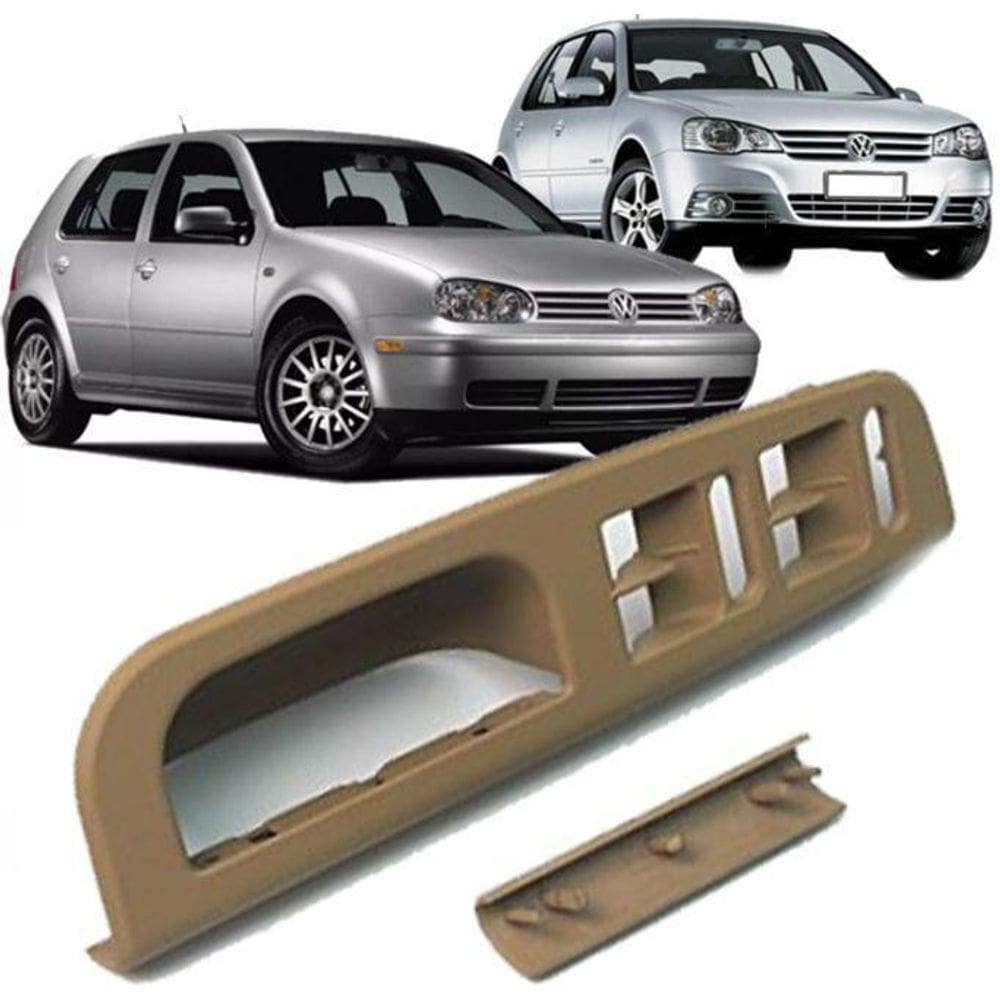 Puxador Porta Dianteira Esquerda Golf Bora Passat Cor Bege