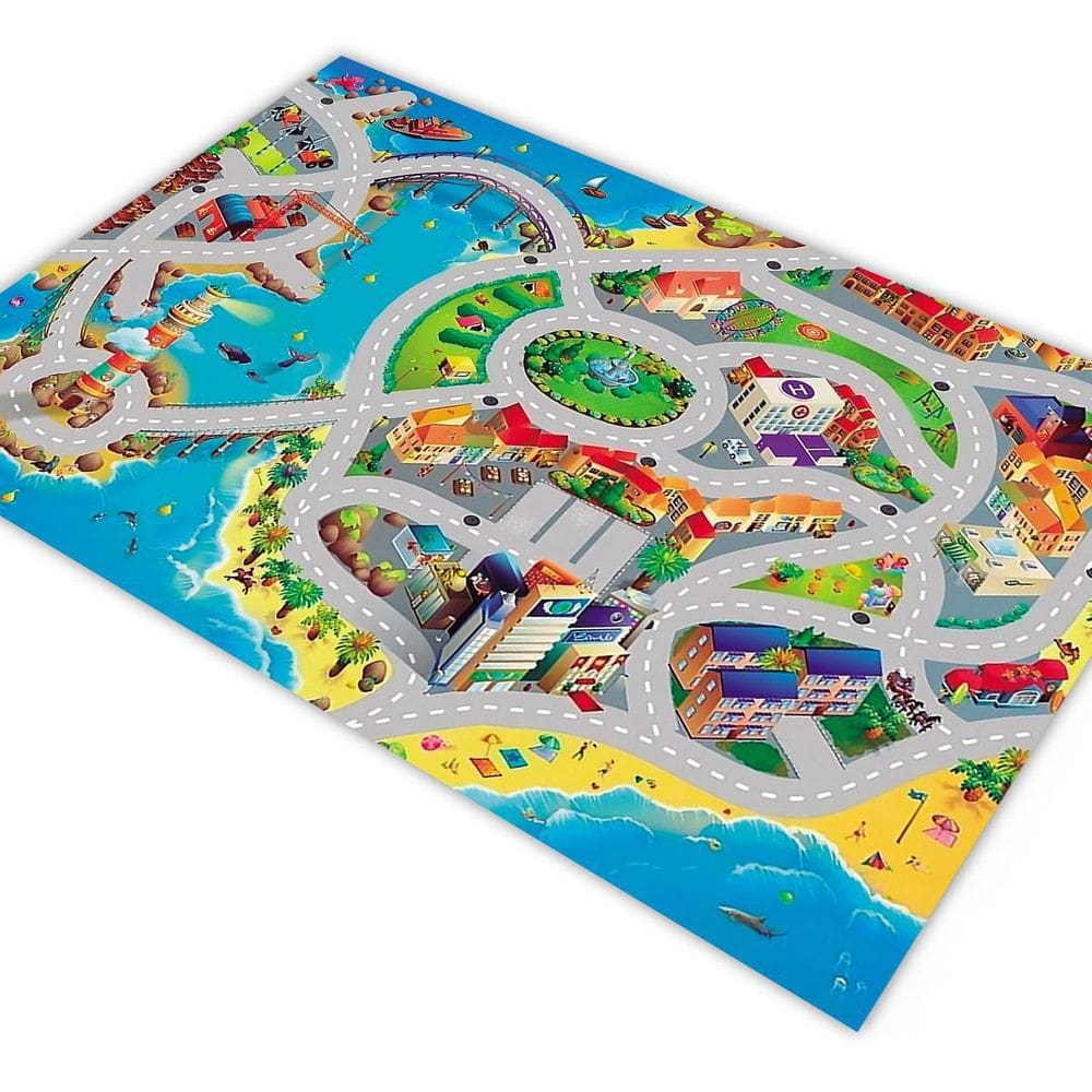Pista Carros Hot Wheels - Lona Vinílica - 180x120cm
