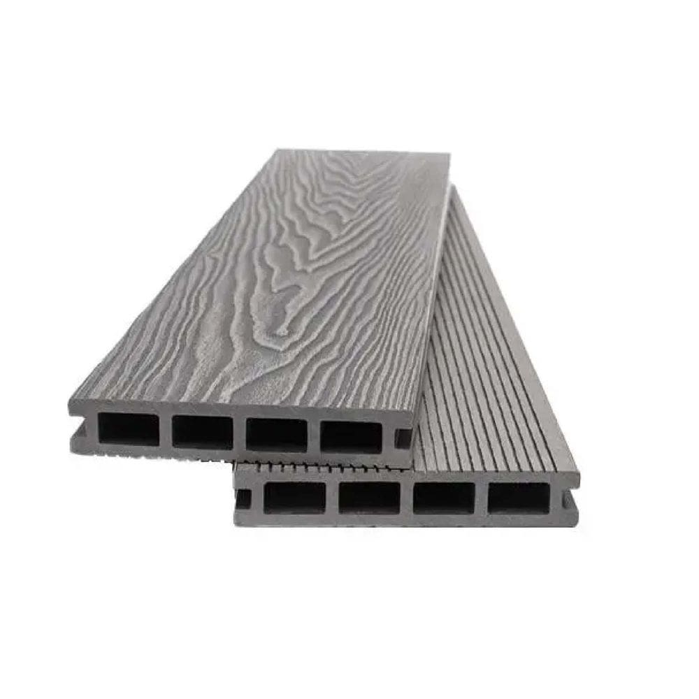 Deck de Madeira Ecológica 290cm X 6cm 2,3cm Espessura Cinza