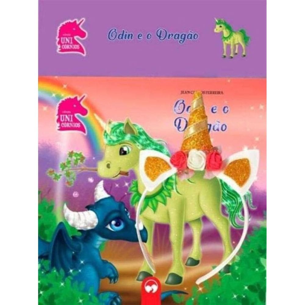 Kit Tiara Odin e o Dragão Dourado