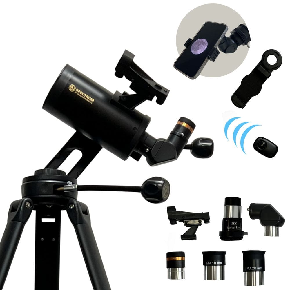 Telescópio SpectrumoI 70mm Maksutov para adultos e crianças