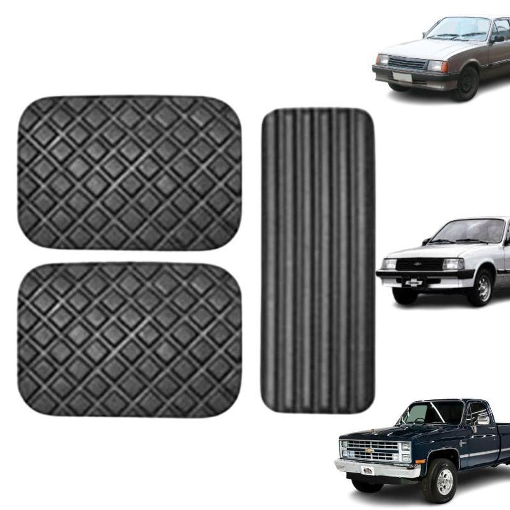 Kit De Capa De Pedal  Freio/Acelerador/Embreagem  Do Chevy