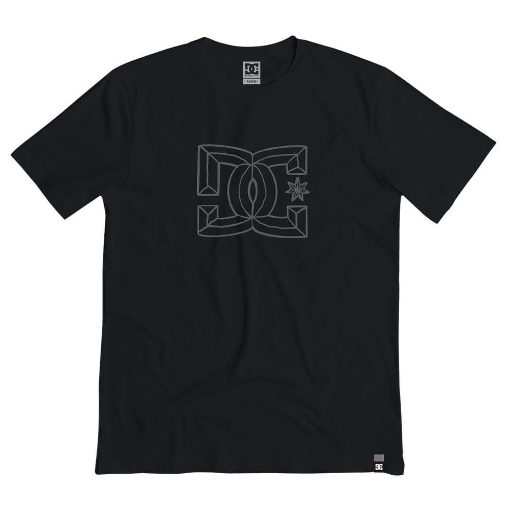 Camiseta DC Shoes Outline Star WT25 Masculina Preto