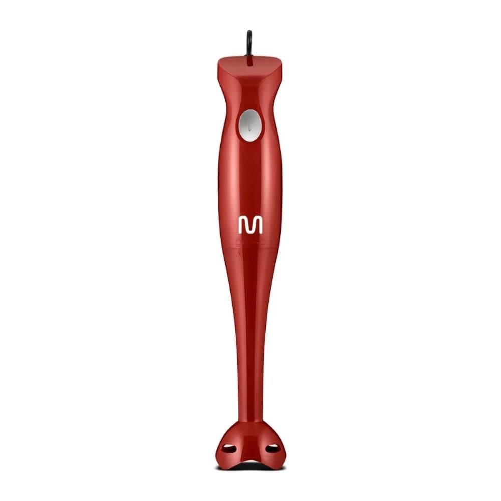 Mixer de Alimentos Multilaser Home - 127V - 200W - Copo 500ml - Vermelho - GO011