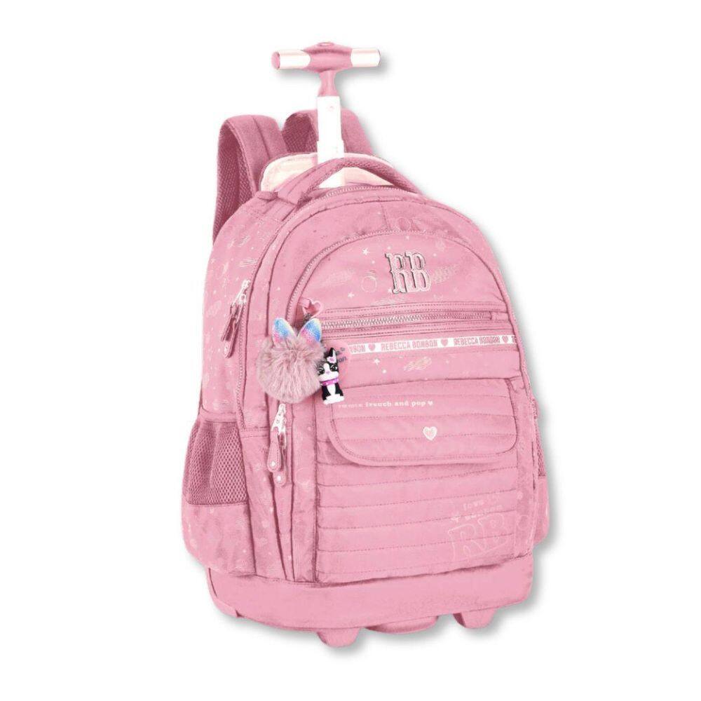 Mochila Rebecca Bonbon Rodinhas Bolsa Escolar Feminina Cores