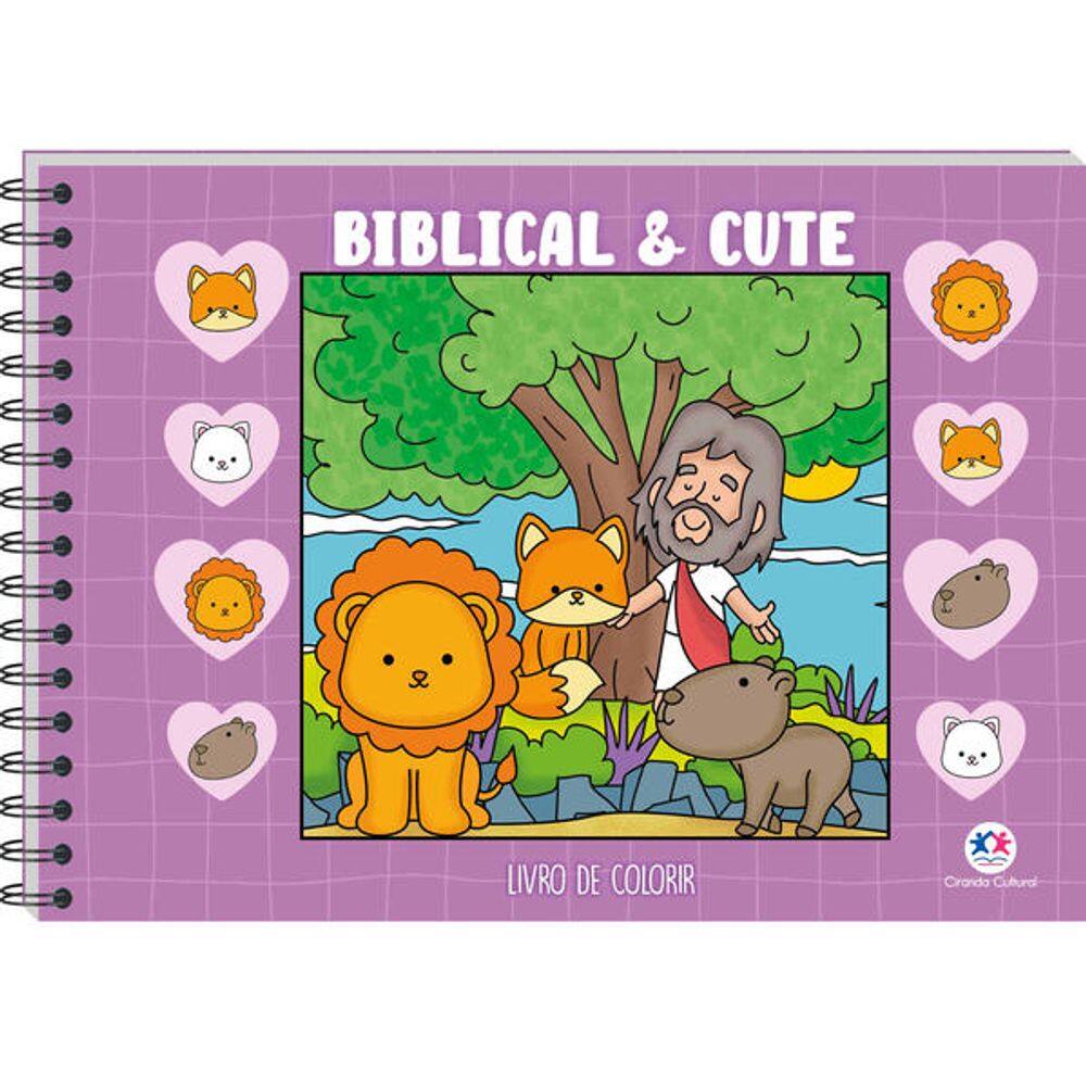 Biblical And Cute Violet - para Colorir