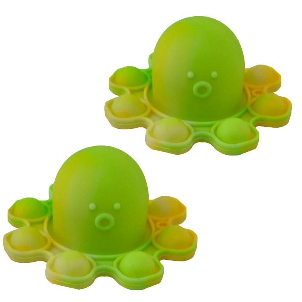 Fidget Toy Pop It Polvo Chaveiro Kit 2 Unidades Alivia desconforto Ansiedade Relaxante Mental