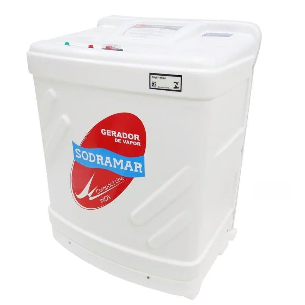 Gerador de Vapor Inox 15 kw Compact Line p/ Sauna Úmida de até 25 m³ - Sodramar