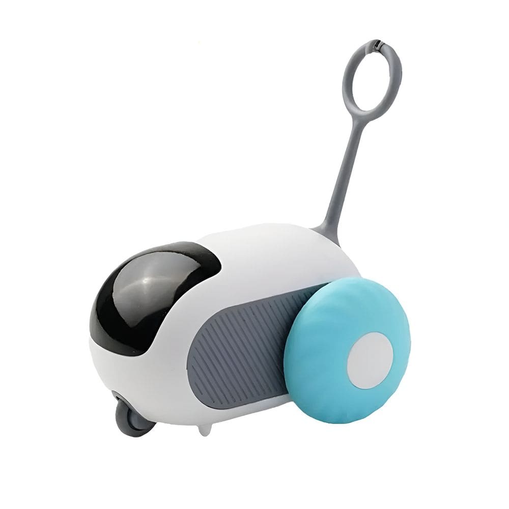 Brinquedo Carrinho Gatos Pet Interativo Elétrico USB Cor:Azul