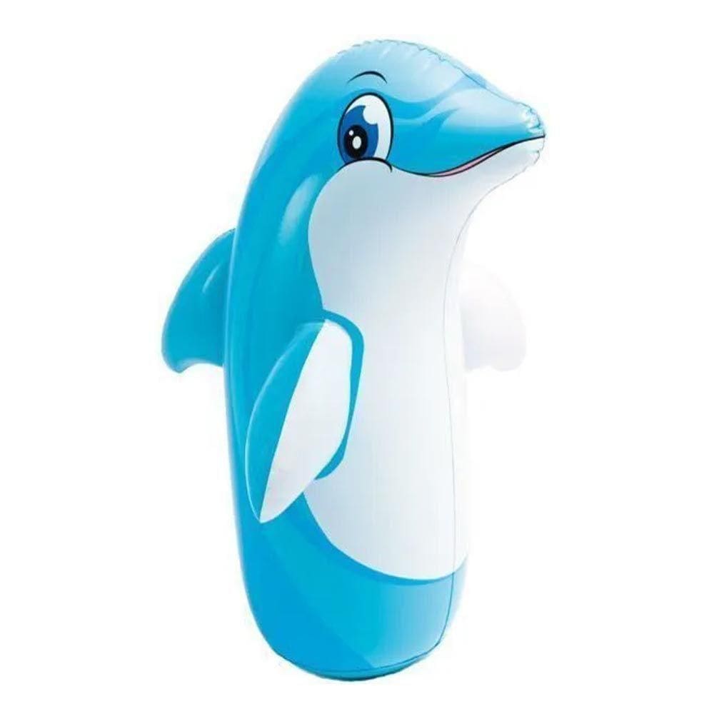 João Bobo Inflável Boneco Teimoso 3d Golfinho - Intex