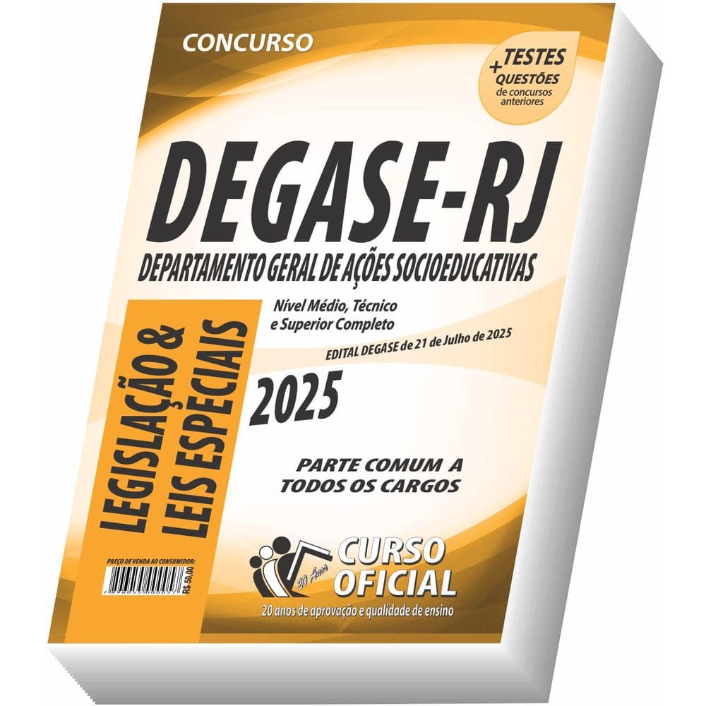Apostila Degase Rj Legislação E Leis Especiais Parte Comum