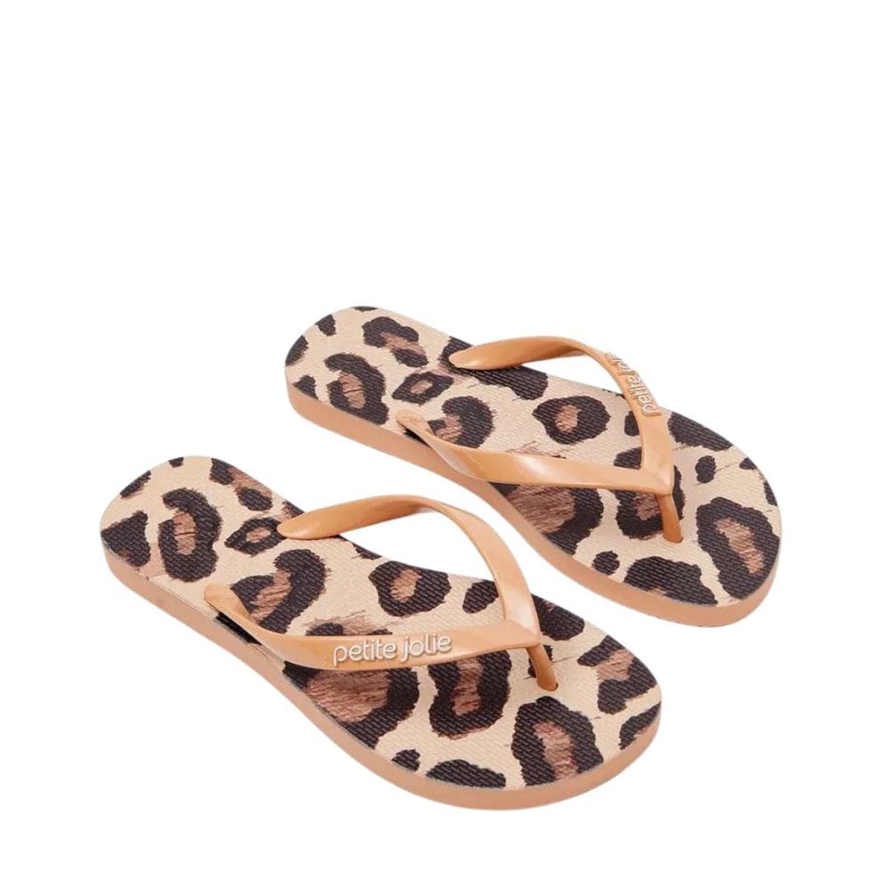Chinelo Petite Jolie Fresh Onça Animal
