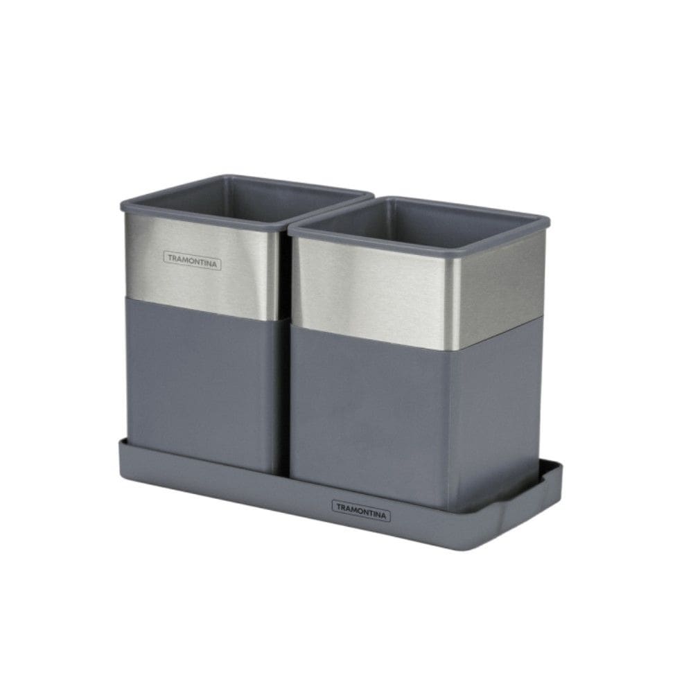 Organizador Multiuso em Aço Inox e Poliestireno Tramontina 61538/140