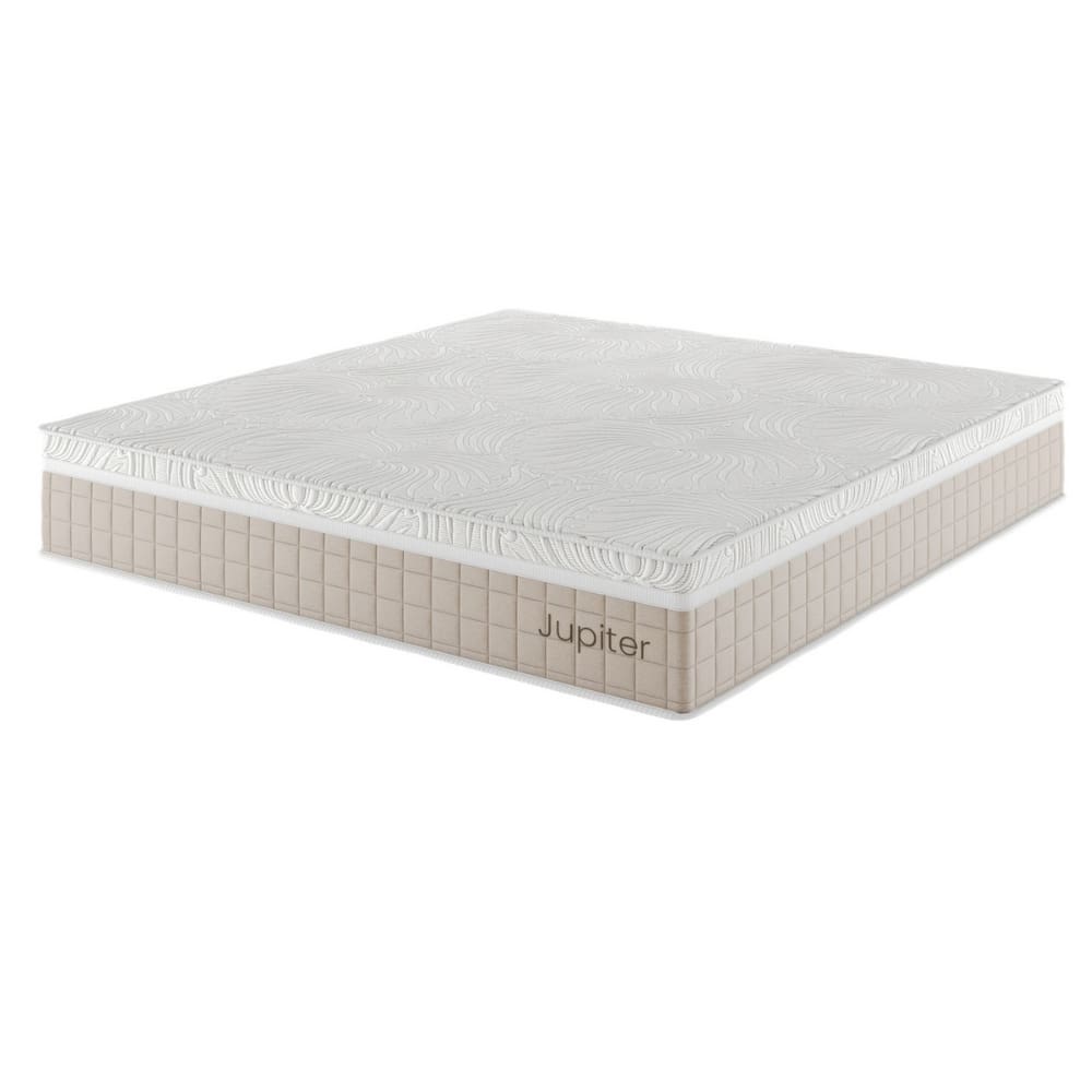 Colchão Massageador Mola Ensacada King Size 34x193x203cm Jupiter Rustico Palha - Casa Giulia