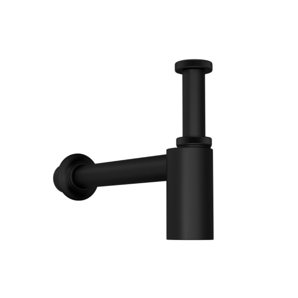 SIFÃO PARA LAVATÓRIO 1” 1 1/2 DECA BLACK MATTE 1680.BL.100.112.MT