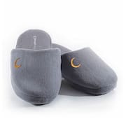Pantufas Luxo Cinza Sleep Complements
