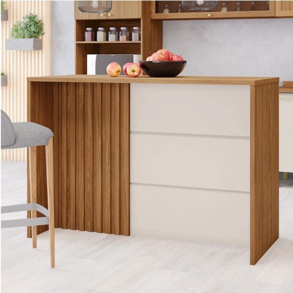 Bancada Gourmet Ambiente Requinte Nature Areia – Henn