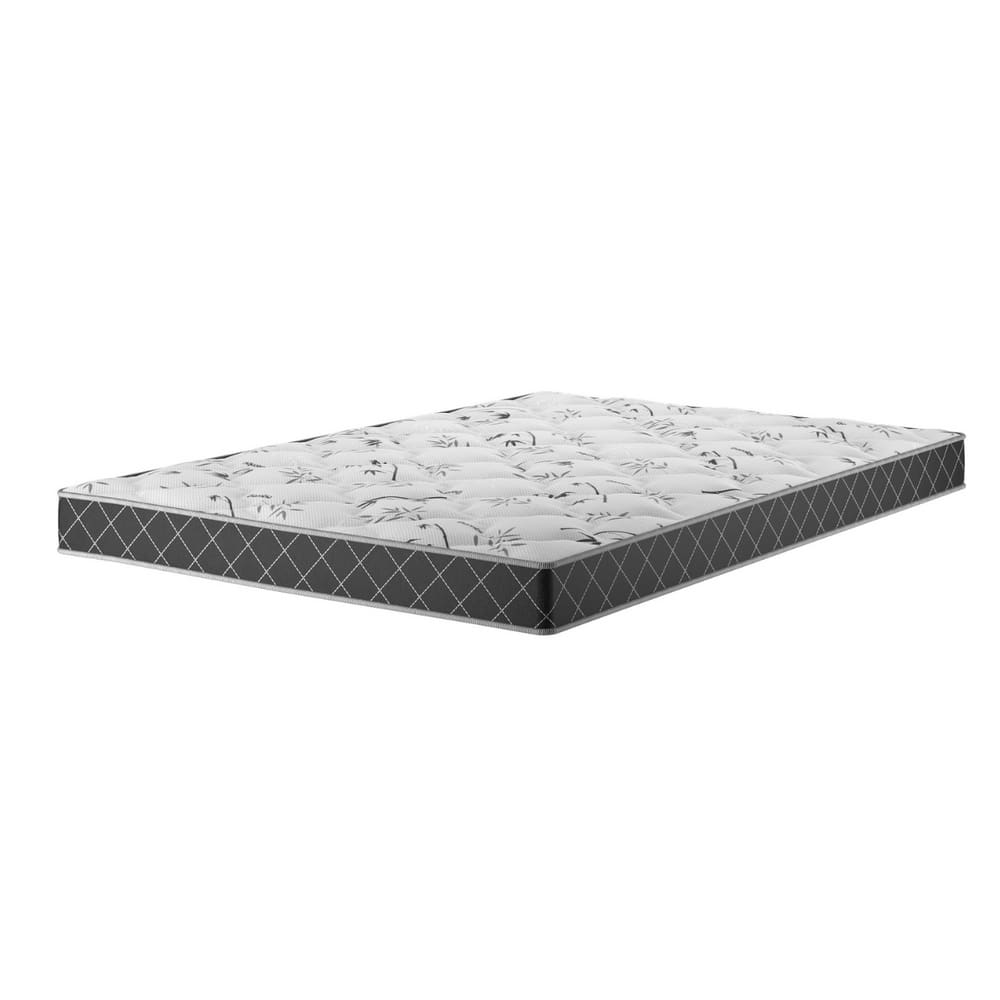 Colchão Espuma D33 Casal 17cm 1,88m 1,38m Double Face Sleep Xadrez Preto - Casa Giulia