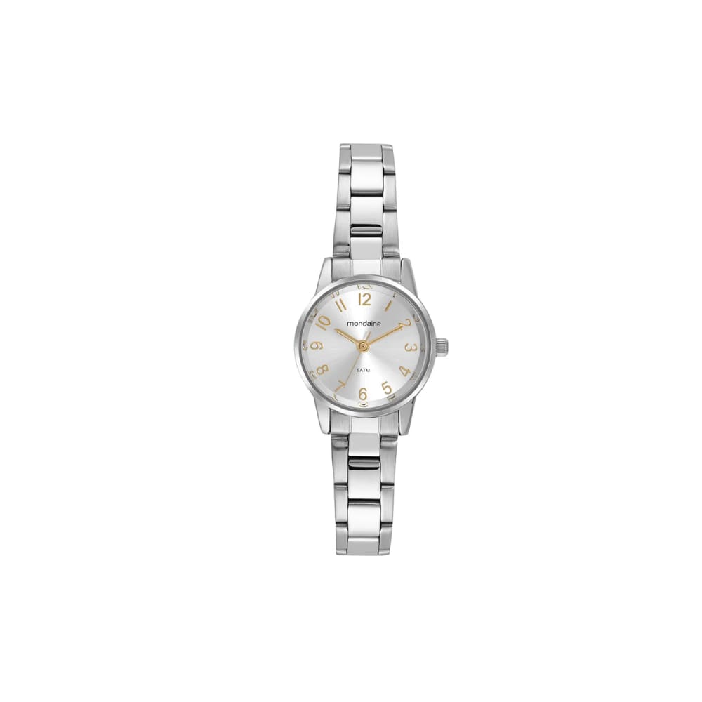 Relógio Mondaine Prata Feminino 32723L0MVNE2