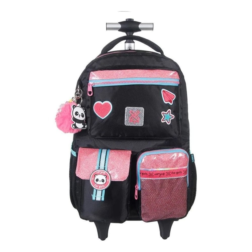 Mochila Com Rodas Xeryus Utility Panda Preto 13930