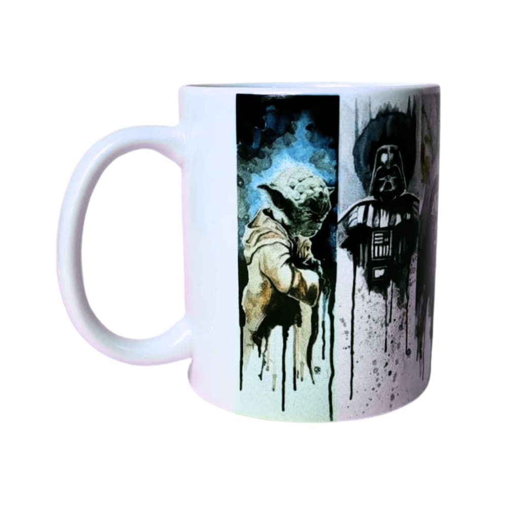 Caneca Café Porcelana  Personagens Star Wars | Artesanal